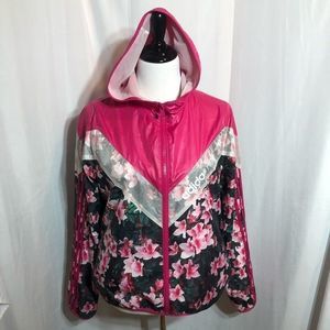 adidas Pink Floral Jacket